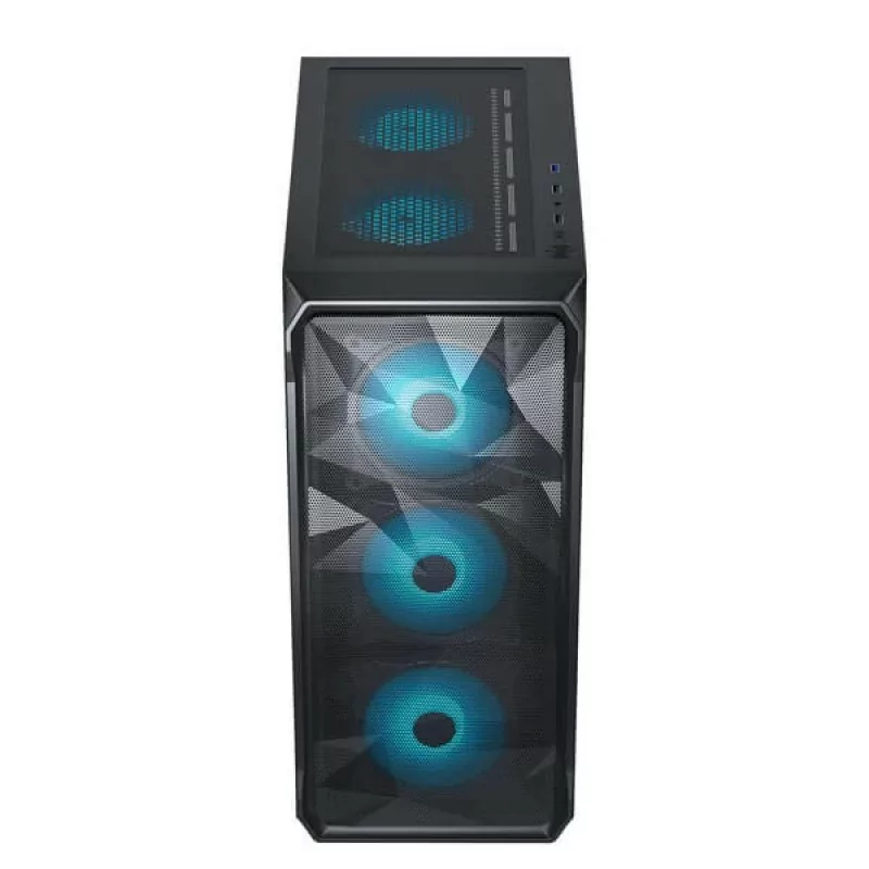 Ant Esports ICE-112 Auto RGB Black Mid Tower Cabinet
